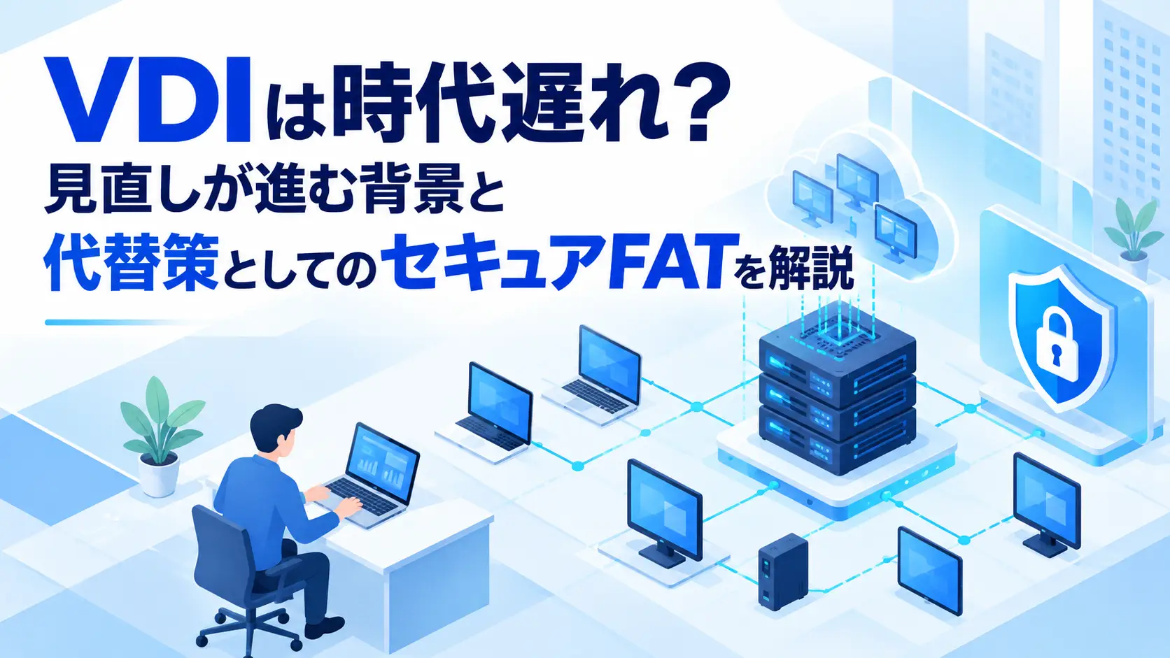 VDIは時代遅れ？セキュアFATを解説する記事のアイキャッチ画像