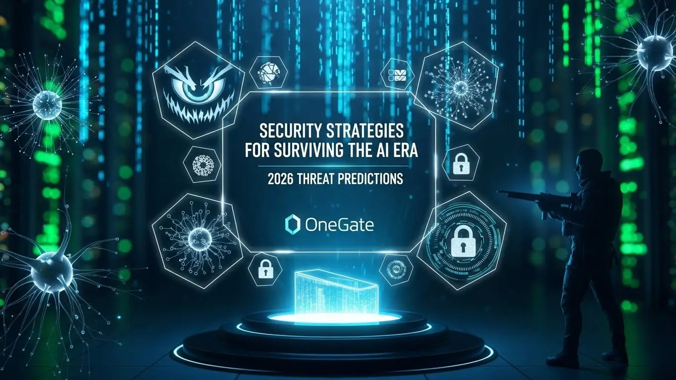 AI時代を乗り切るセキュリティ戦略：2026年脅威予測とOneGateの画像